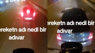 В Баку водитель такси создал опасную ситуацию на дороге  - ВИДЕО