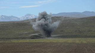 Военнослужащий азербайджанской армии подорвался на мине 