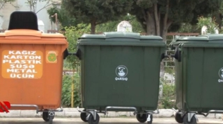 Bakıda zibil qutularının qapaqları oğurlanıb 