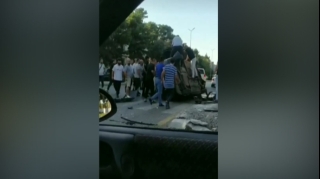 Sumqayıtda "Prius" aşdı, xəsarət alanlar var   - VİDEO