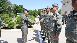 Hərbçilərimiz Vətənə qayıtdılar - FOTO 