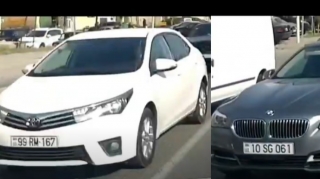 Водители, нарушившие правила в Баку попали на камеру  - ВИДЕО