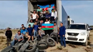 Arxa cəbhədəki gənclərdən ön cəbhəyə dəstək - VİDEO 