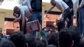 Hüseyn Həsənovla görüşdə insanları vuran şəxs kimdir?  - FOTO - VİDEO