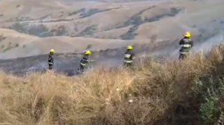 Gədəbəydə dağlıq ərazidə yanğın - VİDEO 