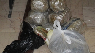 Şirvan şəhər sakinləri Füzulidə 10 kiloqram narkotiklə saxlanılıblar  - FOTO