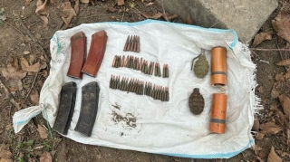 Şəmkirdə dəmir yolu xəttində silah-sursat aşkarlanıb