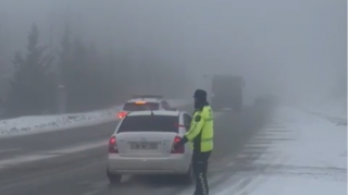 DYP hava şəraiti ilə bağlı sürücülərə müraciət etdi - VİDEO