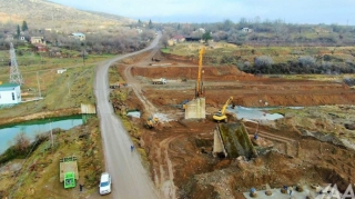 Ağdərə-Ağdam avtomobil yolunun inşasına başlanılıb  - FOTO