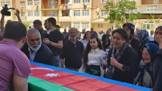 Birinci Qarabağ müharibəsinin şəhidi Elşən Xasiyev dəfn edildi - FOTO - VİDEO  