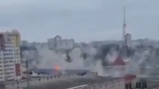 Rusiya Xarkovu bombardman edir - ANBAAN VİDEO 