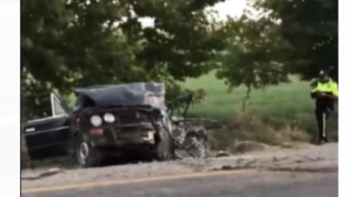 Füzulidə dəhşətli qəza:  "BMW" ilə yarışan "Mercedes" iki maşını vurdu - 2 ölü   - VİDEO