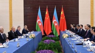 Astanada Prezident İlham Əliyevin Si Cinpinlə görüşü keçirilib - FOTO