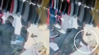 "Sədərək"də mağazadan telefonu belə oğurladı - ANBAAN VİDEO 