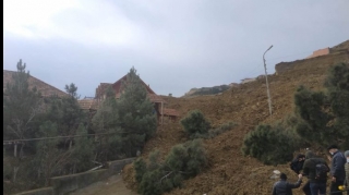 Xidmət rəisi: "Badamdarda sürüşmə ərazisində proses hələ stabilləşməyib" 