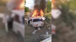 Ağstafada iki avtomobil toqquşdu, bir ailənin 3 üzvü olmaqla 4 nəfər xəsarət aldı   - FOTO