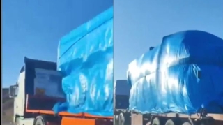 İrandan Ermənistana hərbi texnika daşınır  - VİDEO