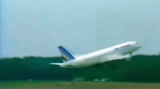 Fransaya məxsus təyyarə qəzaya düşüb partladı - ANBAAN VİDEO