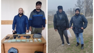 Dövlət sərhədini pozmağa cəhd edən 2 Pakistan vətəndaşı saxlanılıb - FOTO 