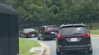 İlham Əliyevin Vaşinqtondakı korteji belə görüntüləndi - VİDEO 