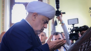 Bayram namazı qılındı - FOTOLAR 