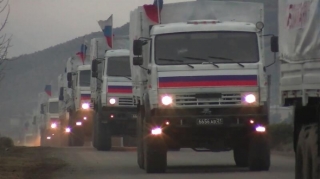 Rusiya Kəlbəcərə hərbi karvan göndərdi  - VİDEO