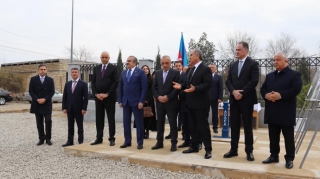 Daha bir qəsəbə içməli su ilə təmin olundu - FOTOLAR 