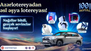 “Azərlotereya”nın “1001 Sevinc”  əşya lotereyası başladı