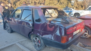 Ucarda nəvə babasının maşını ilə qəza törətdi: xəsarət alanlar var 