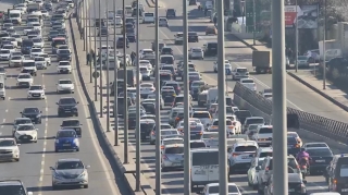 Bu ərazidəki qəza sıxlığa SƏBƏB OLDU  - FOTO