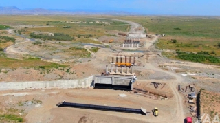 Ağdam-Füzuli yolunun inşası sürətlə davam edir  - VİDEO