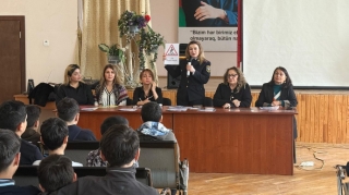 Uşaqlar yol hərəkəti qaydalarını öyrənir – DYP məktəbdə tədbir keçirdi - FOTO 