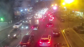 Bakının 17 yolunda tıxac yaranıb - SİYAHI   - FOTO