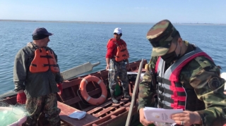 Xəzər dənizində reyd keçirildi, 4 gəmi istifadəçisi cərimələndi  - VİDEO