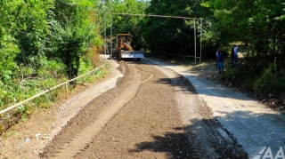 İsmayıllının Zərgəran avtomobil yolu təmir edilir - FOTO - VİDEO
