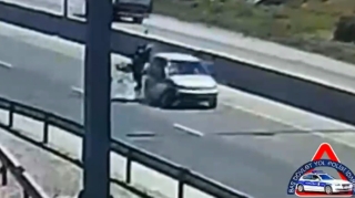 На трассе Баку - Губа безрассудство пешехода привело к его гибели - ВИДЕО 
