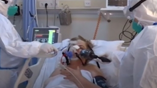 Azərbaycanda ağır vəziyyətdə olan koronavirus xəstələri - VİDEO 