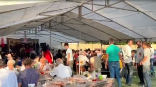 Şəkidə həyətdə toy təşkil edən şəxs cərimələnib  - FOTO