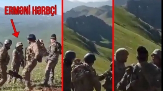 Azərbaycan əsgərləri erməni hərbçilərini sərhəddən qovdu  - VİDEO