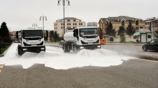 Güclü yağışdan sonra paytaxtda genişmiqyaslı daxili iməcilik keçirildi - FOTOLAR 