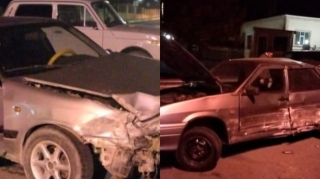 В Огузе столкнулись два автомобиля:  есть пострадавший - ФОТО 