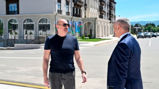 İlham Əliyev Xankəndidə açılışda iştirak edib - FOTOLAR 