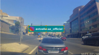 Женщина-водитель устроила шоу с BMW в Баку  - ВИДЕО