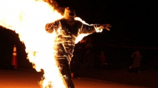 Şəmkir sakini zibilliyə od vurarkən özü yanaraq ölüb 