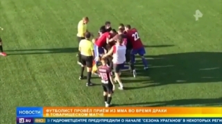 Futbolçular özlərini UFC döyüşçüləri kimi apardılar   - VİDEO