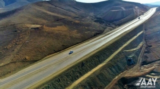 Ağdam-Füzuli yolunun inşası sürətlə davam edir - FOTO - VİDEO 