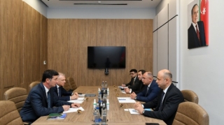 RİNN-də Beynəlxalq Əmək Təşkilatı ilə görüş keçirilib - FOTOLAR 