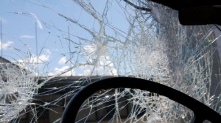 Daşkəsəndə yük maşını aşdı, sürücü xəstəxanalıq oldu 