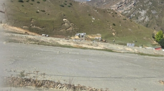 Ləzədə palçıq seli – Kəndin yolu bağlandı – VİDEO 