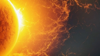 Günəşdə güclü partlayış olub 